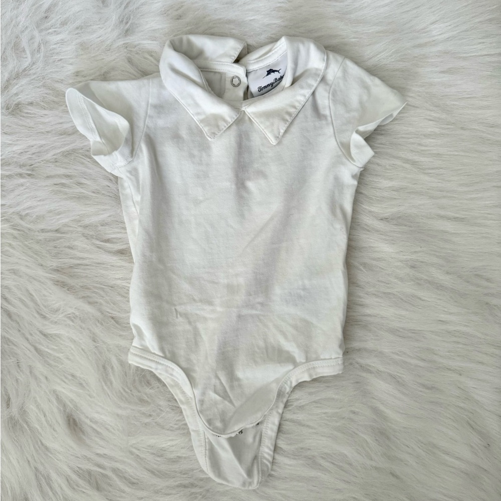 Tommy Bahama Baby Boy Collared Bodysuit